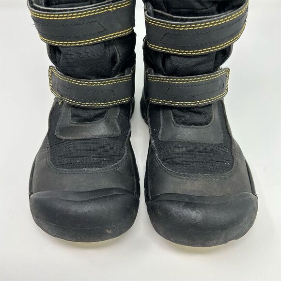 Keen Kids Kalamazoo High Winter Warm Snow Boots Black Size 4Y Boys Outdoors - Picture 5 of 14